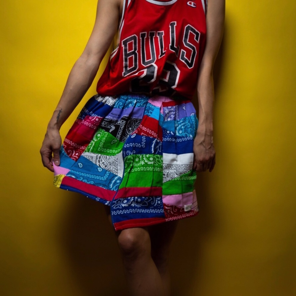 JUSTJSTYLE - Custom Bandana Mini Skirt